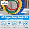 WISSCOOL 4Pcs Conditioning Copper Tubing Pipe Extension 1/4" 3/8" 1/2"