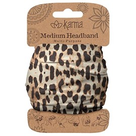 Karma Gifts - Cinta para la cabeza, diseño de leopardo