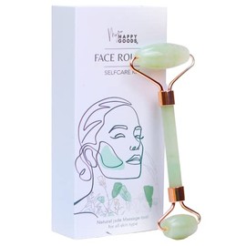 [High Quality] Jade Face Roller I Rose Quartz Jade Face Roller Rose Quartz for Face Massage Includes Gift Box
