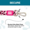 Max & Molly Classic 6 ft Leopard Pink Dog Leash