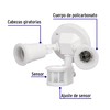 Volteck ARB-901F Luminario para Intemperie con Sensor de movimiento, 300