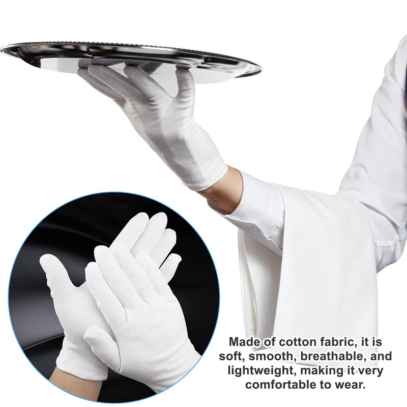 6-Piece Soft Cotton Gloves for Moisturizing, Hand Care, and Multi-Purpose