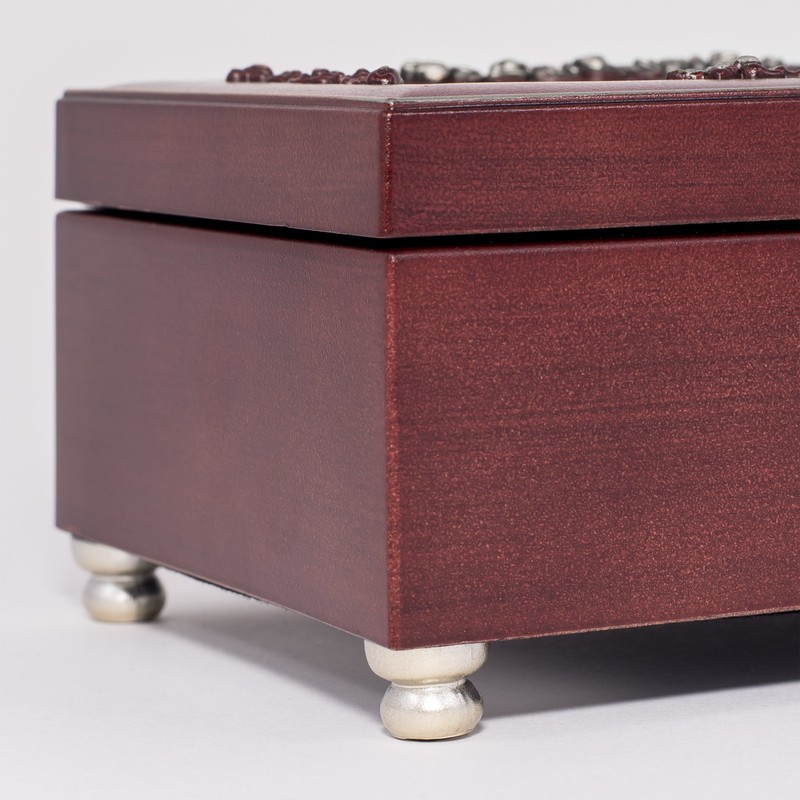Cottage Garden in Memory Always with Us Rosewood Finish Embossed