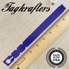 TAGKRAFTERS 9" x 3/4" Dark Purple - 500 Pcs -