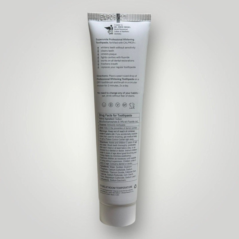 Supersmile Original Mint Professional Teeth Whitening Fluoride Toothpaste 1.4 oz