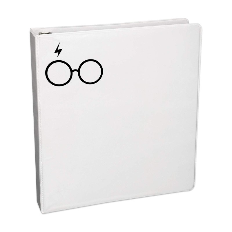 Bargain Max Decals Wizard Glasses Decal Notebook Car Laptop 5.5"