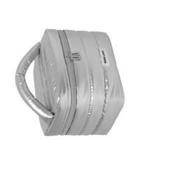 Tragbare Makeup Tasche mit groß für Damen und Frauen/Schminktasche mit reißverschluss/Reise Kosmetiktasche/Make Pinsel Organizer Bag/Wasserabweisendes Daunenjackenstoff/Cosmetic Handtasche