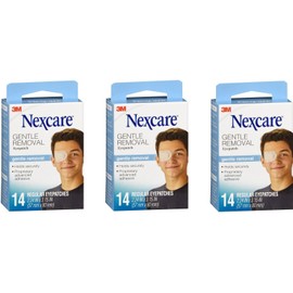 Nexcare Gentle Removal Eyepatch Regular 14ct (3 Pack)
