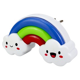 Annmore Night Light Socket Children's Rainbow Socket Light with Twilight Sensor Baby Room Decoration Sleeping Light Baby First Equipment Newborn