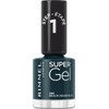 Rimmel, Super Gel Nagellack, 068 Beach House Blue, Gel-Nagellack, professionelles