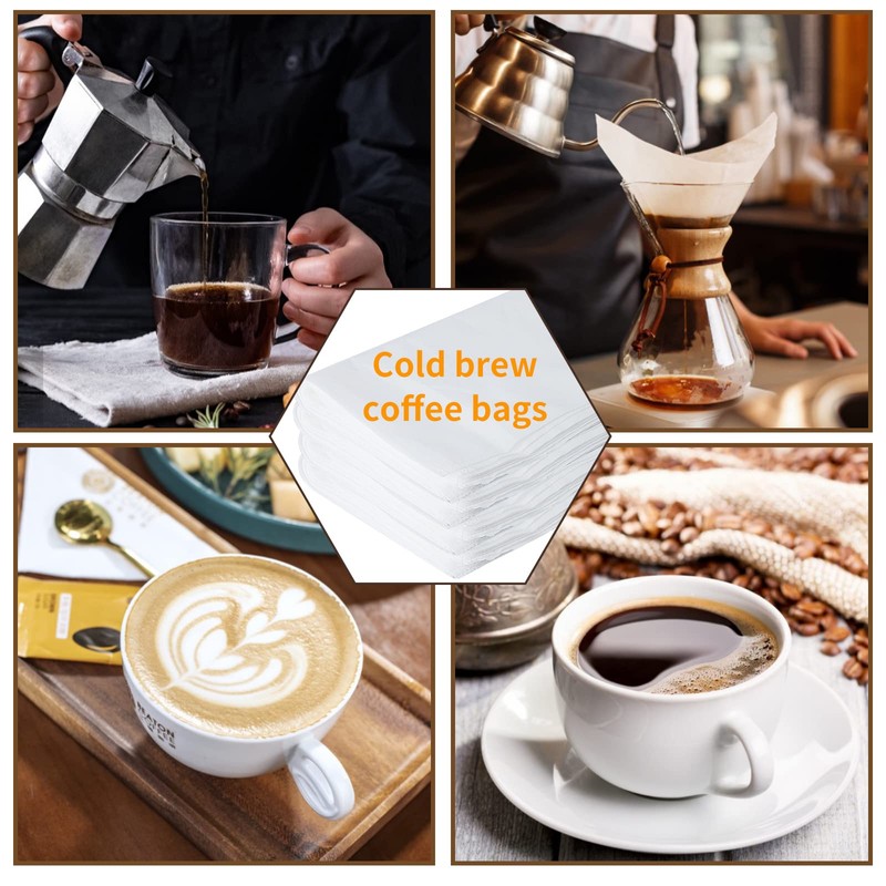 100 Pack Cold Brew Coffee Filters, 20" X 20" Commercial