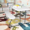Flash Furniture Paige Easy-Fold Kids Outdoor Picnic Table and Benches