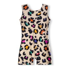 YDMZX Girls Gymnastics Leotards with Shorts Toddler Kids Gymnastic Tumbling Biketards Unitards Outfit Sparkly 2-10 Years Old