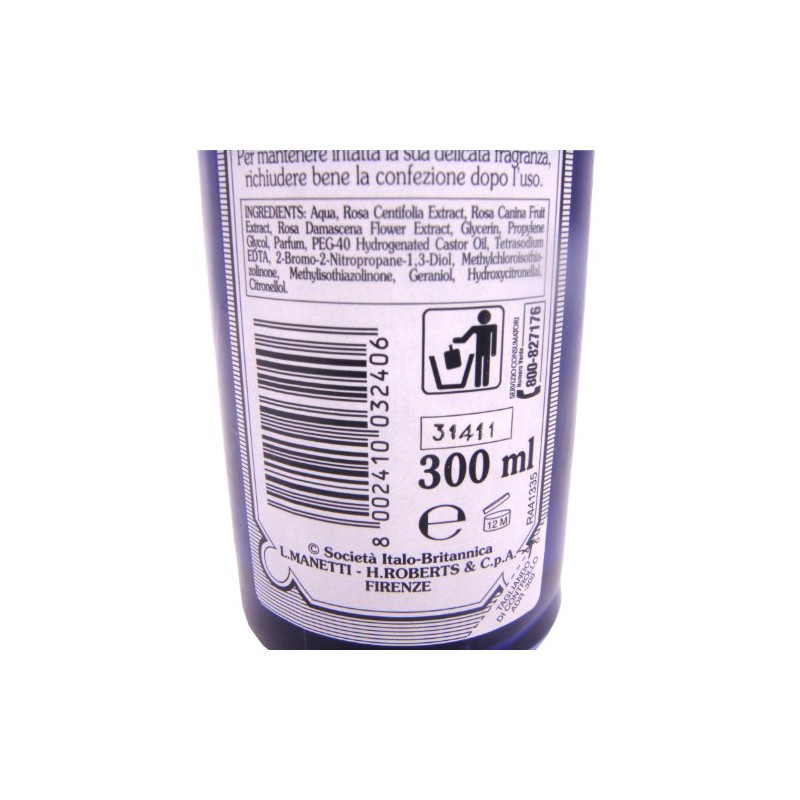 Acqua Distillata Alle Rose (Rose Water) 300 ml by Manetti