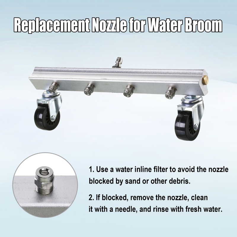 M MINGLE Universal Replacement Nozzle for Pressure Washer Undercarriage Cleaner,