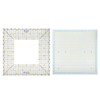 2Pcs Quilting Ruler Square Acrylic DIY Cloth Patch‑Work for Measuring