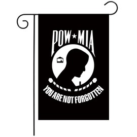 Pow Mia Garden Recognition Day Garden Flags 12x18 Inches for Outdoor Garden Yard Outside Decorations