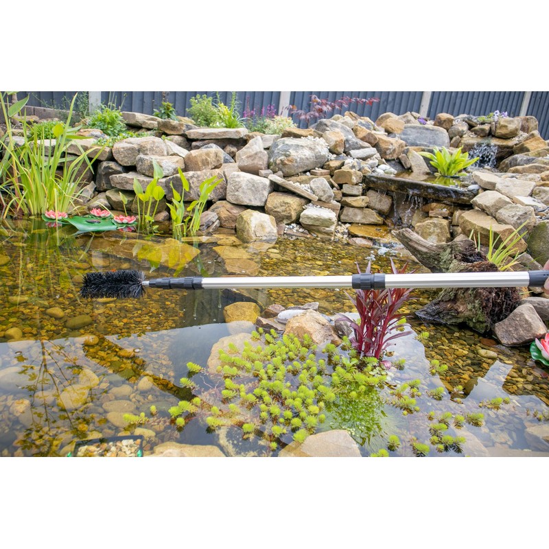 Water Garden Koi Fish Pond Cleaning Brush with 70" (1.7m)