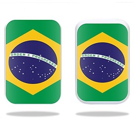 MightySkins Skin Compatible with HP Sprocket wrap Cover Sticker Skins Brazilian Flag