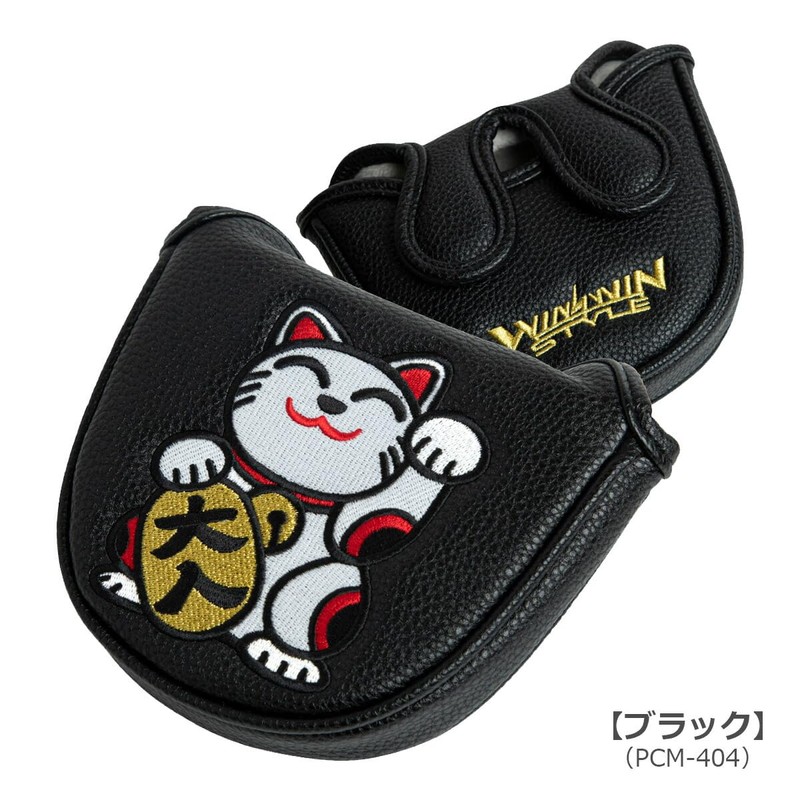 WINWIN STYLE Win-win Style HAPPY CATS Putter Cover Pin Type/Mallet