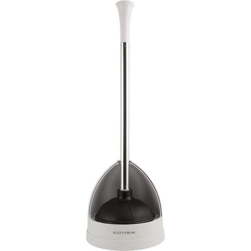 23-in. Heavy-duty Toilet Plunger with Twister Caddy 3019000, Versatile Bathroom