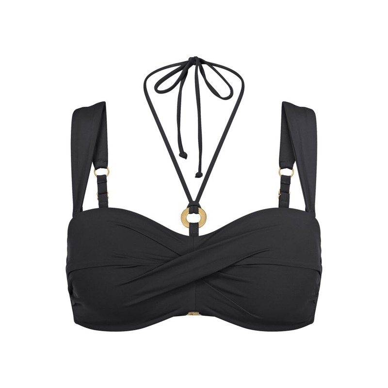 Triumph Summer Twist DP Women's Bikini Top, Black, 42, black,