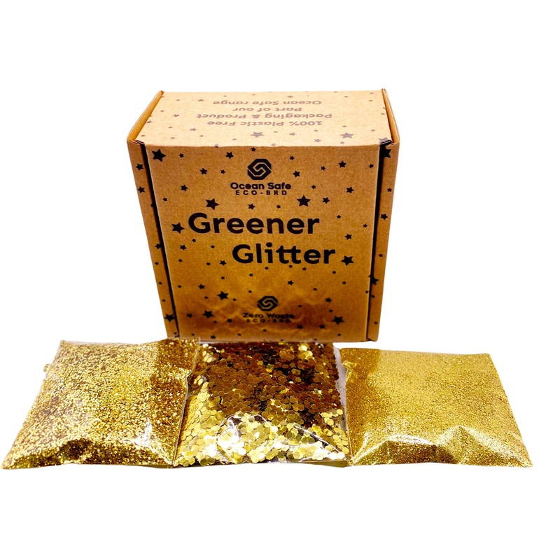 Gold - Greener Glitter 100% Plant not Plastic, No Guilt