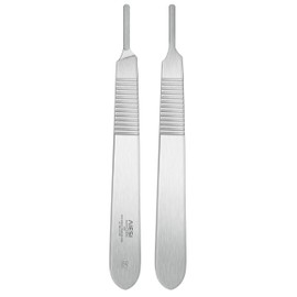 AIESI® Scalpel Handle (Scalpel Holder) Stainless Steel for Scalpel Blades No. 3# 10 Year Italian Guarantee