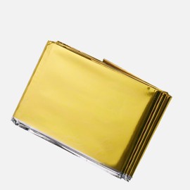 super large thermal Emergency Blanket （2 pack）measuring 83“ x 63” - Mylar Blanket for Survival | Car Essential Kits, Emergency Kits, Camping, Hiking, Hurricane Supplies | Essential Survival Gear