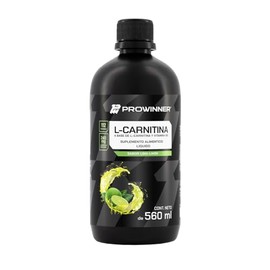 PROWINNER | L-Carnitina, Suplemento Alimenticio Líquido, Sabor Lima-Limón, L-Carnitina 100% Pura con Vitamina B5, 240mg de L-Carnitina por Porción, Pr