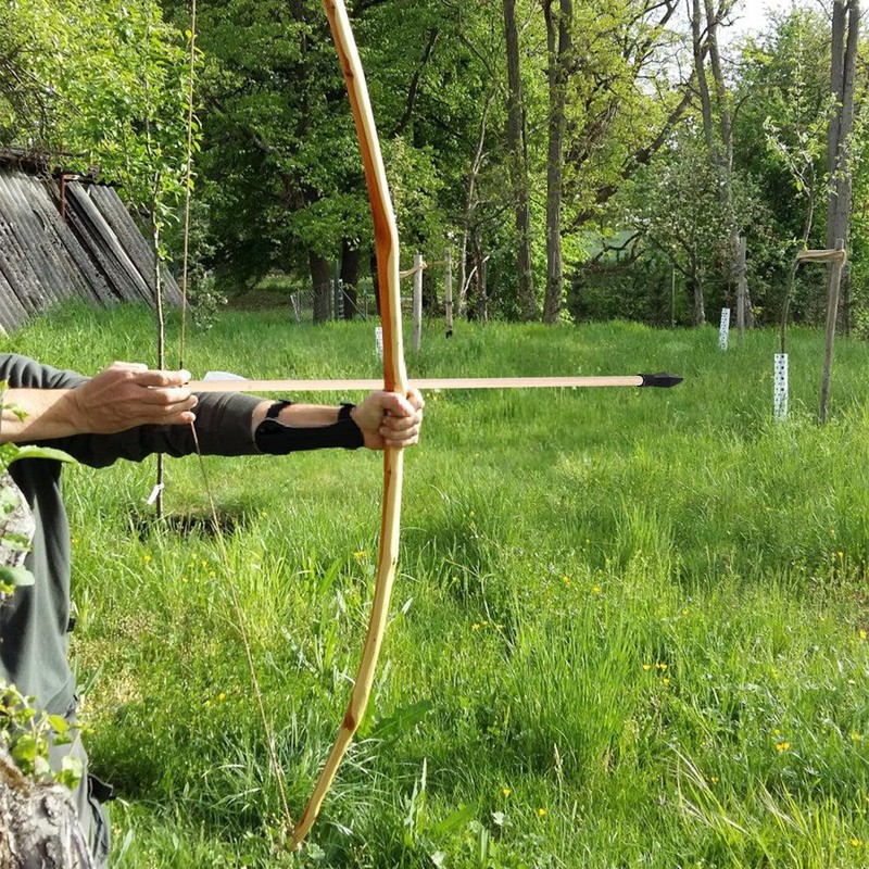 30 Replacement Arrows, 43 cm Bamboo Replacement Arrows with Rubber