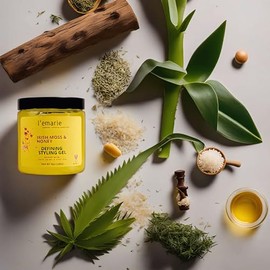 Lemarie Gel Fijador Definidor Con Musgo Irlands Y Miel Para Cabello Con Curvas, Ondulado Y Liso Fijacin Duradera, Sin Sensacin Pegajosa, Sin...       