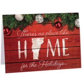 Fox Valley Traders Custom Home State Christmas Card set of 20, Vermont