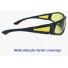 Pink Ribbon Shades Invisible Bifocal Sports Wrap Around Yellow Lens