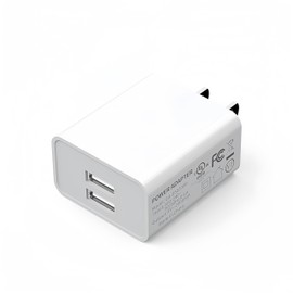 Qjin USB Charging Block for Momcozy, kmaier, TSRETE, Paruu, MomMed Electric Breast Pump, Dual Port USB Wall Adapter Charger