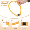MECCANIXITY 2 Feet x 1/2 Inch Bike Lock Cable, 4