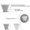 Intatikoo Silicone Collapsible Cup,Collapsible Cups for Camping,Folding Cup with Lids,Collapsible
