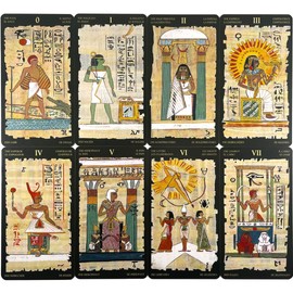 Tarot Cards, 78 Cards, Tarot Divination, Egyptian Tarot, Japanese Instruction Manual Included (English Language Not Guaranteed)