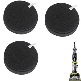 Replacement Filter Compatible with Bissell 2259 2260 2492 2252 2486 2253 2254 22543 2255 2256 1831 2487 2258 1309 1790 1792 1793 Cleanview Bagless Upright Vacuum, Pack of 3