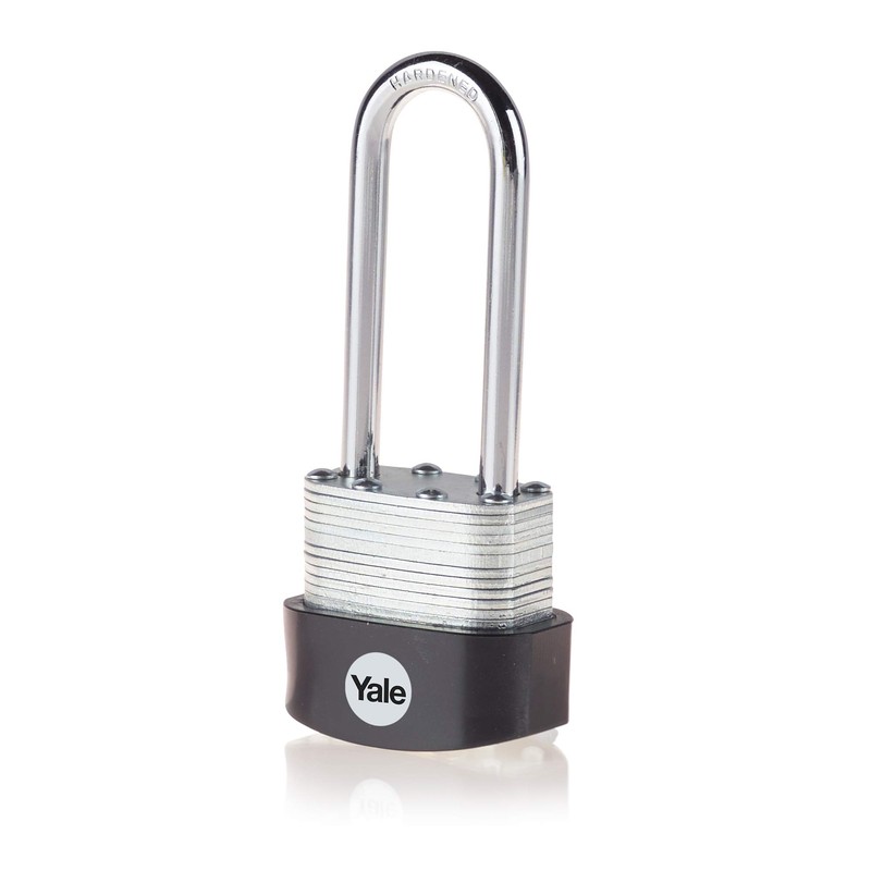 Yale Y125B/40/163/1 - Laminated Steel Long Shackle Padlock (40mm) -