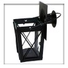 Kieskönig CA156900003_AZ004 Metal Mini Lantern, Black Garden Lantern, Hanging Lantern,