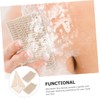 FRCOLOR 3pcs Cotton Linen Bath Wipes Face Washcloths Soft Absorbent