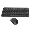 Keyboard Mouse Combo 2.4G Wireless Round Keycaps Ergonomic Design Silent