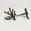 Coral Tree Branch Knob Drawer Pull, Cabinet Dresser (Antique Bronze)
