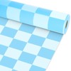 Blue Checked Bulletin Board Roll School Girl Blue Reusable Waterproof