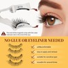 Wiederverwendbare magnetische falsche Wimpern, natürliche magnetische falsche Wimpern mit Applikator,