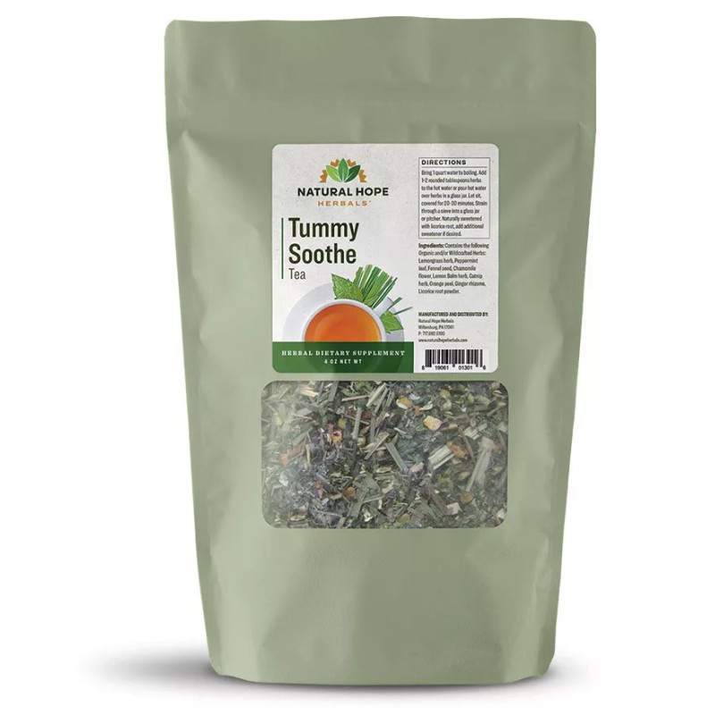 Natural Hope Herbals TUMMY SOOTHE TEA - Organic Soothing Upset