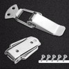WMYCONGCONG 4 Pcs 304 Stainless Steel Spring Loaded Toggle Case
