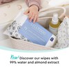 Extra Large & Strong Baby Wipes with 99% Water, Unscented,