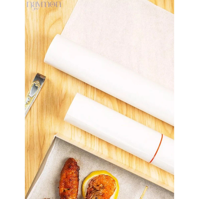 Naymon Papel Encerado Antiadherente Hornear Reposteria Alimentos 5m